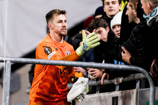 Goalkeeper Ricardo Friedrich of Malmö FF