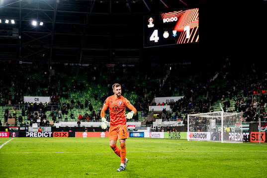 Ricardo Friedrich of Malmö FF looks dejected