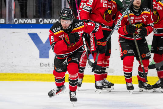 Luleås Ludvig Jansson jublar