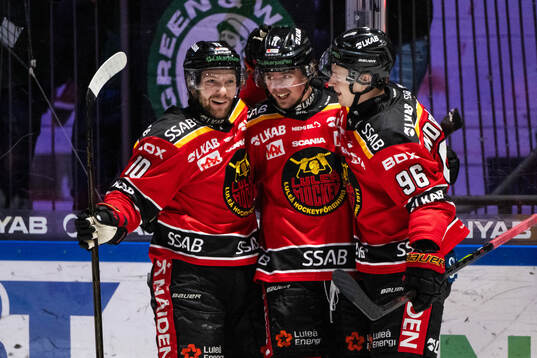 Luleås Einar Emanuelsson, Ludvig Jansson och Pontus