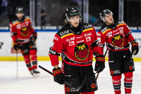 Luleås Marcus Hardegård deppar
