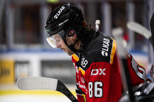 Luleås Mathias Bromé deppar