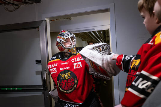 Luleås målvakt Joel Lassinantti