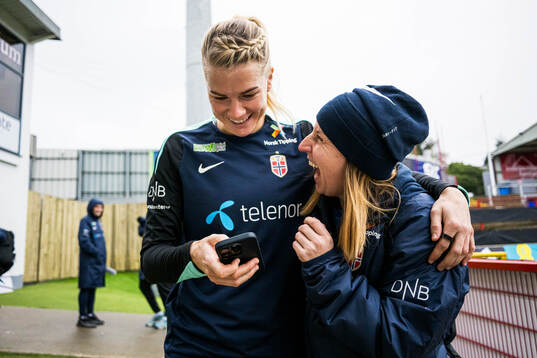 Ada Hegerberg of the Norwegian women's national football