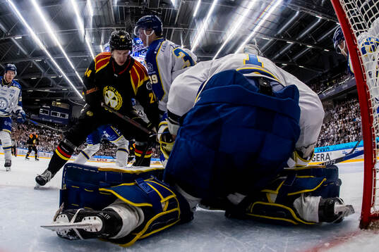 Brynäs Linus Lindblom och Leksands August Lissel
