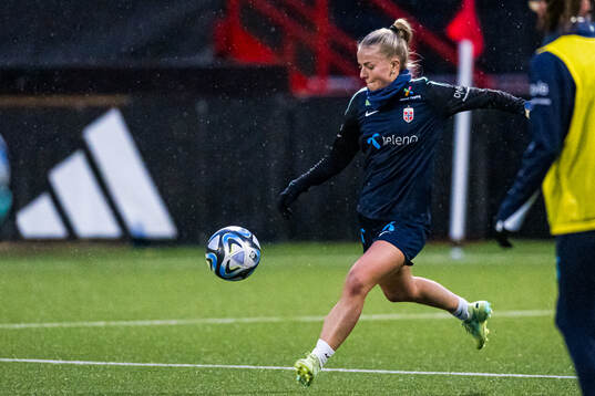 Emilie Woldvik of the Norwegian women's national football