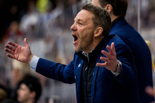 Leksands tränare Charles Berglund