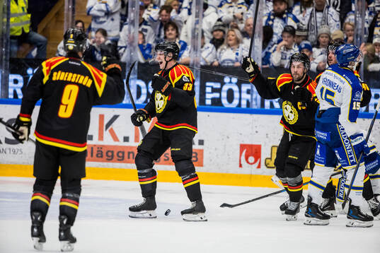 Brynäs Jakob Silfverberg jublar