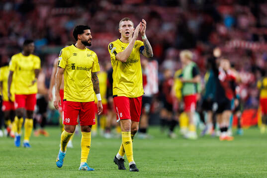 Sebastian Holmén of Elfsborg looks dejected