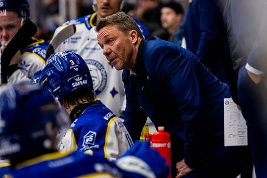 Leksands tränare Charles Berglund