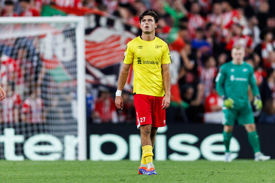 Besfort Zeneli of Elfsborg looks dejected
