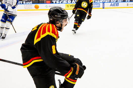 Brynäs Bobby Trivigno jubel