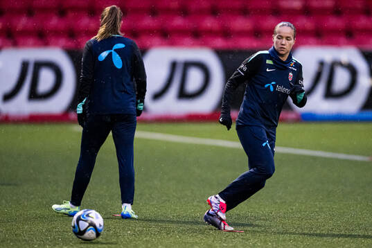 Guro Reiten of the Norwegian women's national football team
