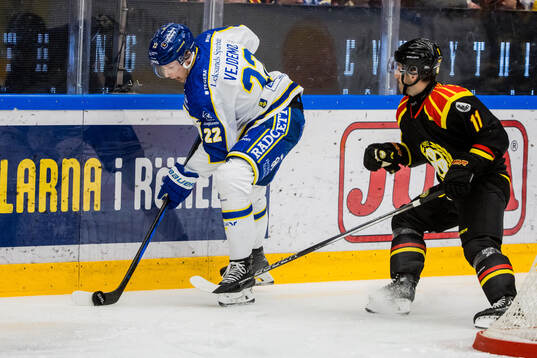 Leksands Lukas Vejdemo och Brynäs Jordan Schroeder