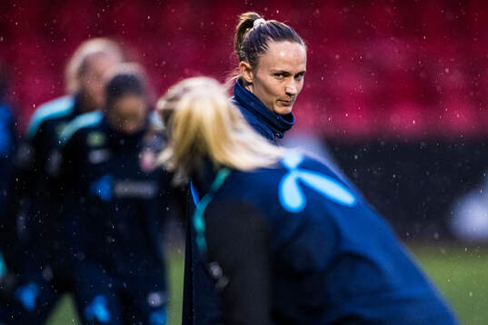 Caroline Graham Hansen of the Norwegian women's national
