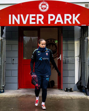 Guro Reiten of the Norwegian women's national football team