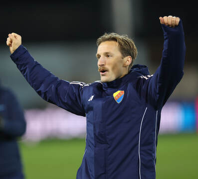 Daniel Stensson of Djurgården celebrates