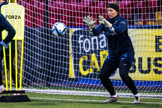Aurora Mikalsen of the Norwegian women's national football