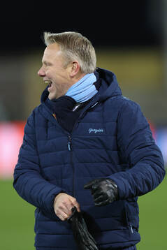 Manager Roberth Björknesjö of Djurgården reacts