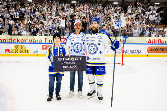 Leksands Oskar Lang utsedd till matchens lirare