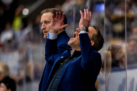 Leksands tränare Charles Berglund