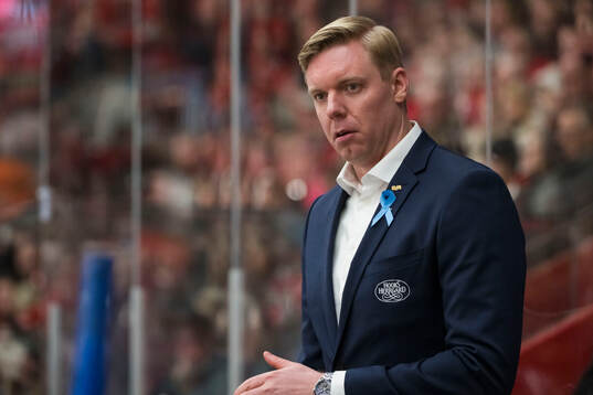 HV71s tränare Anton Blomqvist