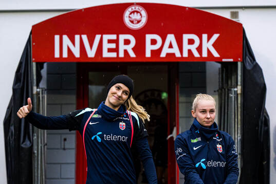 Selma Panengstuen and Emilie Marie Joramo of the Norwegian