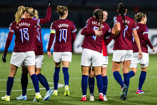 Tuva Hansen of Norway celebrates