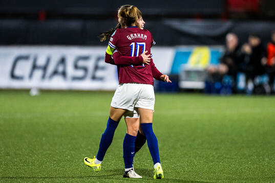 Tuva Hansen of Norway celebrates