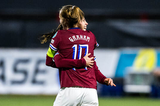 Tuva Hansen of Norway celebrates
