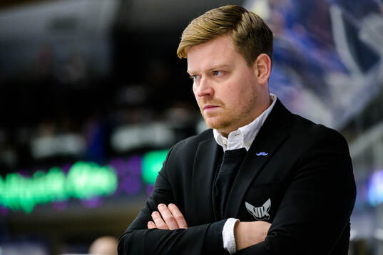 Västerås tränare Eric Karlsson deppar