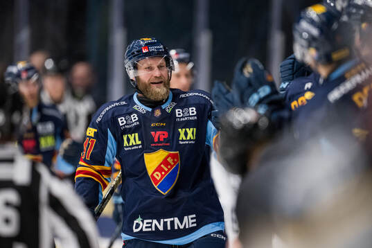 Djurgårdens Patrick Thoresen jublar