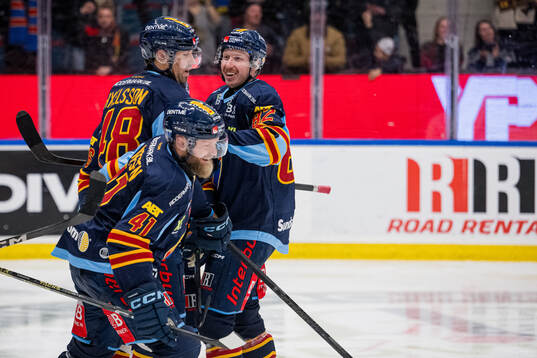 Djurgårdens Patrick Thoresen, Colby Sissons och Dick