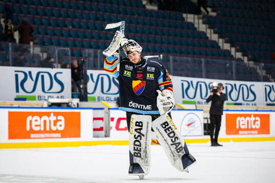 Djurgårdens målvakt Hugo Hävelid
