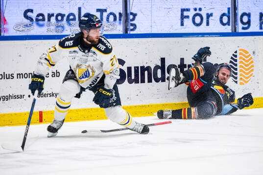 Södertäljes Daniel Norbe och Djurgårdens Albin Grewe