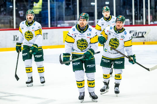 Björklövens Fredrik Forsberg jublar