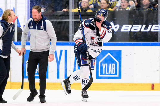 Linköpings Adam Hofbauer deppar