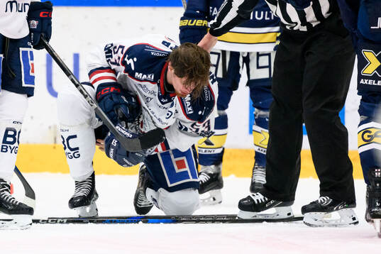 Linköpings Adam Hofbauer deppar
