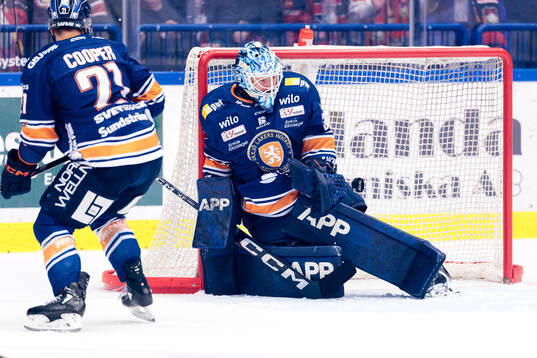 Växjös målvakt Emil Larmi