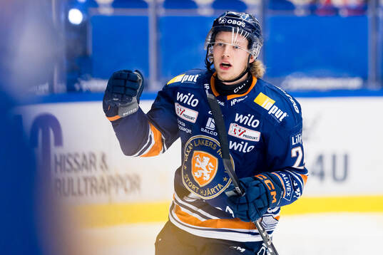 Växjös Karl Henriksson jublar