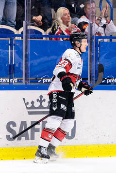 Malmö Redhawks Lassi Thomson jublar