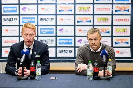 Växjös tränare Jörgen Jönsson och Malmö Redhawks