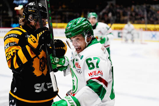 Skellefteås Anton Heikkinen och Rögles Leon Bristedt
