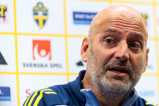 Assistant coach Magnus Wikman of Sweden