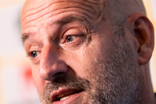 Assistant coach Magnus Wikman of Sweden