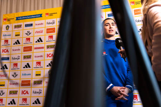 Zecira Musovic of Sweden is interviewed by Swedish