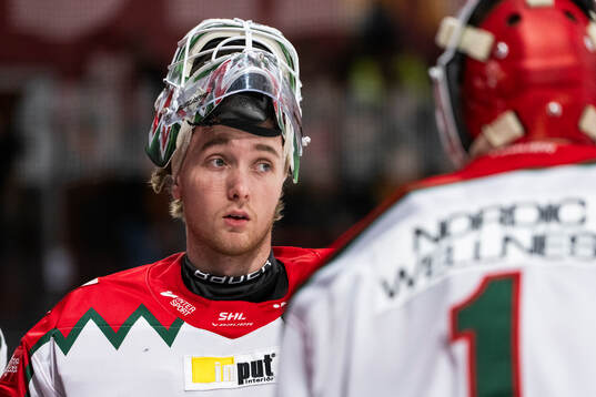 Frölundas målvakt Tobias Normann