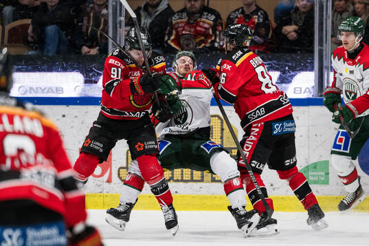 Luleås Brian O'neil och Frölundas Erik Thorell