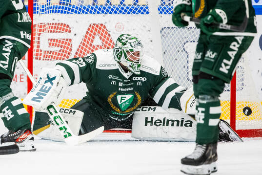 Färjestads målvakt Maxime Lagacé