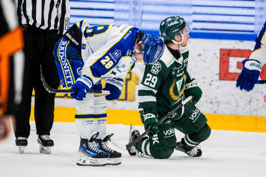 Leksands Justin Glenn Kloos deppar